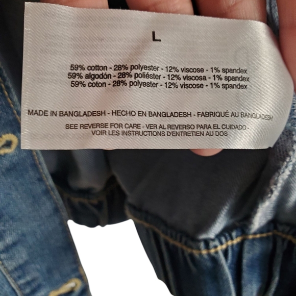 Nine West Blue Denim Jacket. LG - Picture 5 of 11